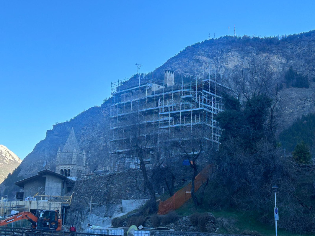lavori in corso cantieri di Arvier e Leverogne