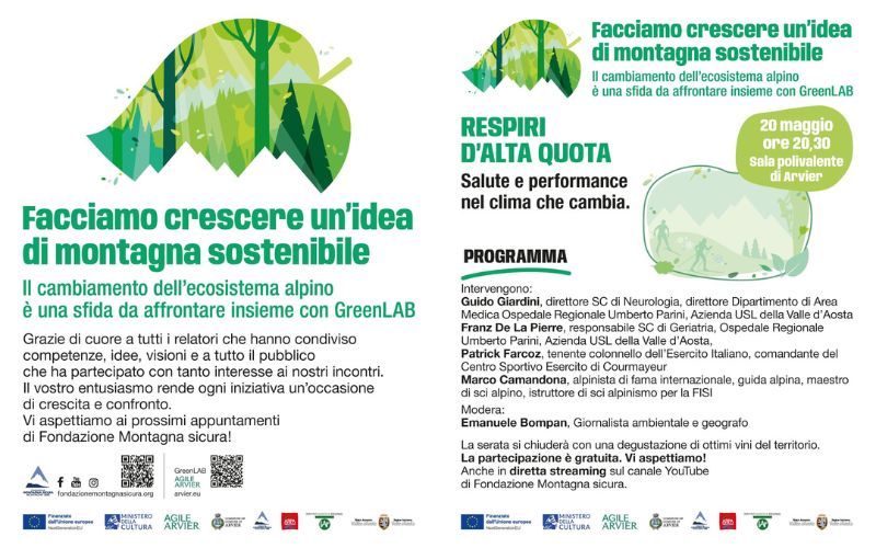 “Respiri d’alta quota – Salute e performance nel clima che cambia”